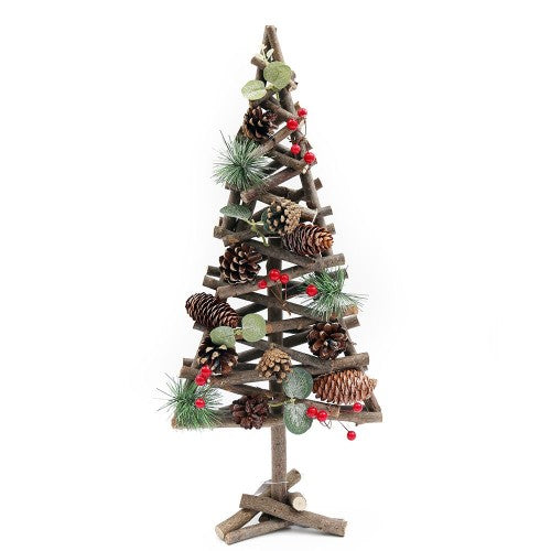 Front - Something Different Pinecone Tree Decoration