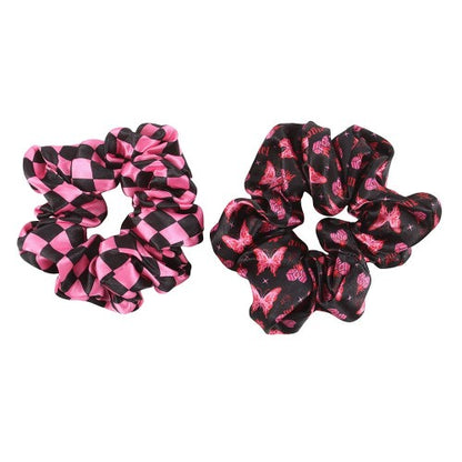 Front - Something Different Rebel Butterfly Scrunchie (Pack of 2)