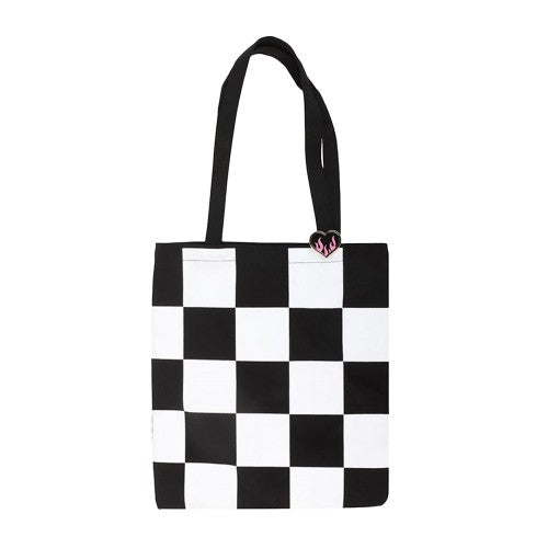 Front - Something Different Checkerboard Tote Bag
