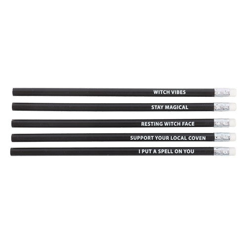 Front - Something Different The Coven Club Witch Pencil Top Erasers (Pack of 5)