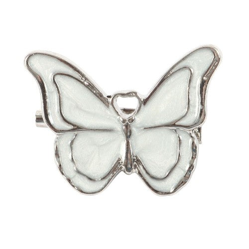 Front - Something Different Butterflies Appear Enamel Butterfly Badge
