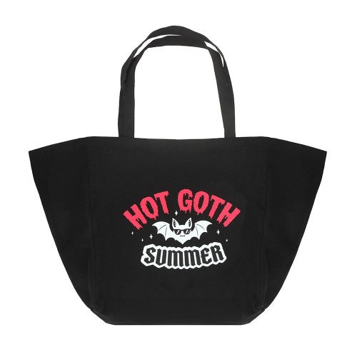 Front - Something Different Hot Goth Summer Beach Tote Bag