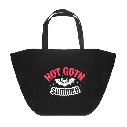 Front - Something Different Hot Goth Summer Beach Tote Bag