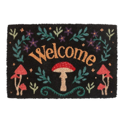 Front - Something Different Welcome Mushroom Door Mat