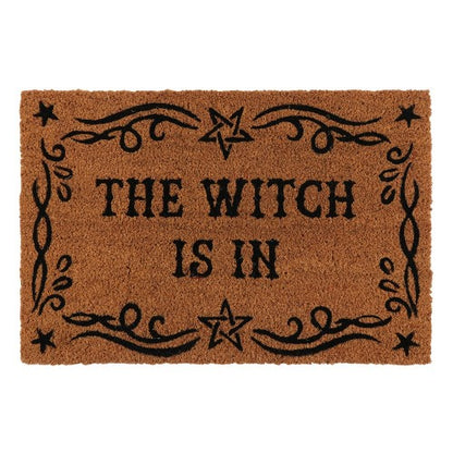 Front - Something Different The Witch Is In Door Mat