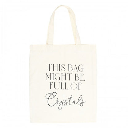Front - Something Different Full Of Crystals Cotton Tote Bag