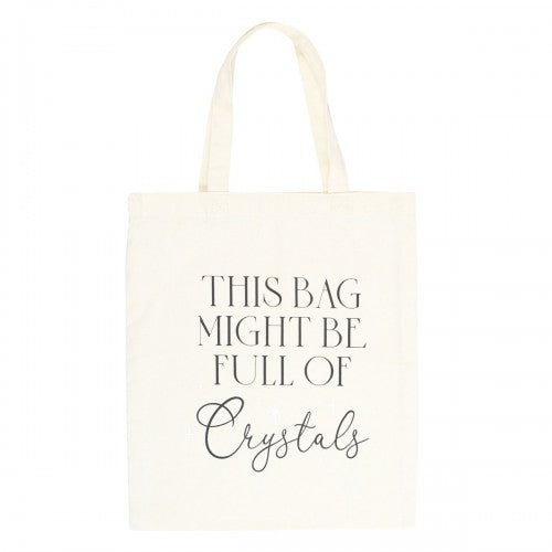 Front - Something Different Full Of Crystals Cotton Tote Bag