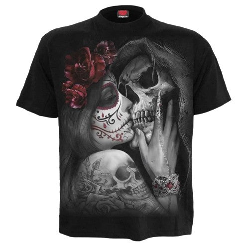 Front - Spiral Direct Mens Dead Kiss T-Shirt