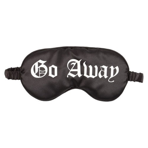 Front - Something Different Go Away Gothic Satin Sleep Mask