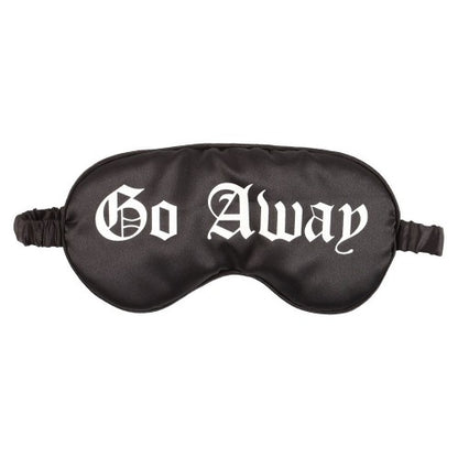 Front - Something Different Go Away Gothic Satin Sleep Mask