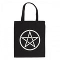 Front - Something Different Pentagram Cotton Tote Bag