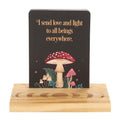 Front - Something Different Affirmation Wooden Moon Phases Cards With Stand