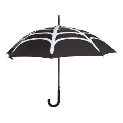 Front - Something Different Spider Web Stick Umbrella