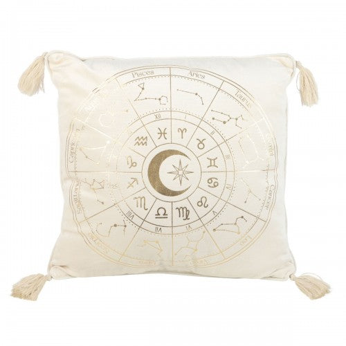 Front - Something Different Astrology Wheel Square Filled Cushion