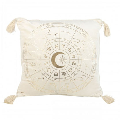 Front - Something Different Astrology Wheel Square Filled Cushion