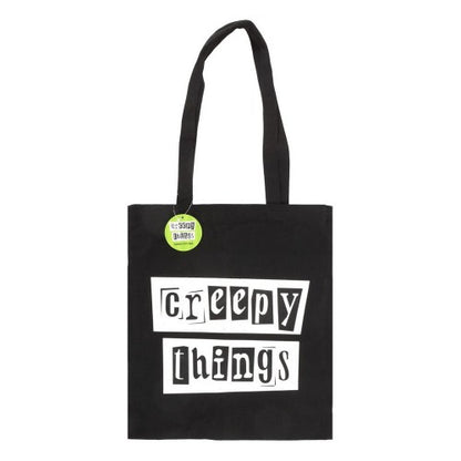 Front - Something Different Creepy Things Polycotton Tote Bag