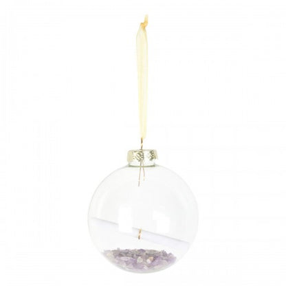 Front - Something Different Manifestation Amethyst Christmas Bauble Kit