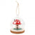 Front - Something Different Glass Mushroom House Hanging Decoration