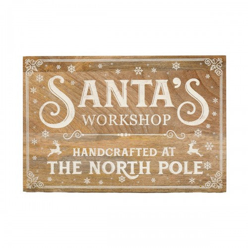 Front - Something Different Santa´s Workshop Plaque