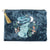 Front - Something Different Midnight Hare Velvet Cosmetic Bag