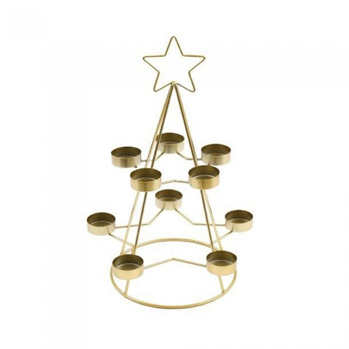 Front - Something Different Multi Star Christmas Tealight Holder