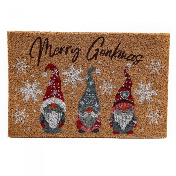 Front - Something Different Merry Gonkmas Christmas Door Mat