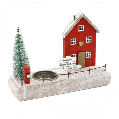 Front - Something Different House Christmas Tealight Holder