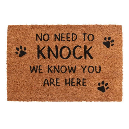 Front - Something Different No Need To Knock Door Mat