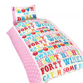 Front - Childrens Girls Love To Dream Duvet Cover Bedding Set