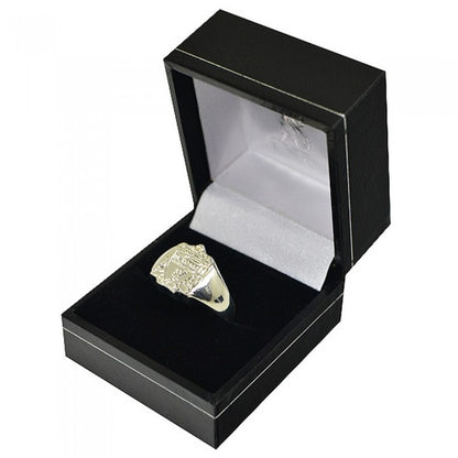Front - Liverpool FC Mens Plated Crest Ring