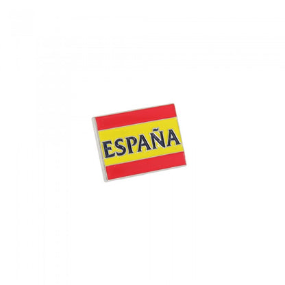 Front - Spain Flag Metal Pin Badge