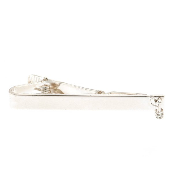 Silver - Front - Tottenham Silver Plated Tie Slide