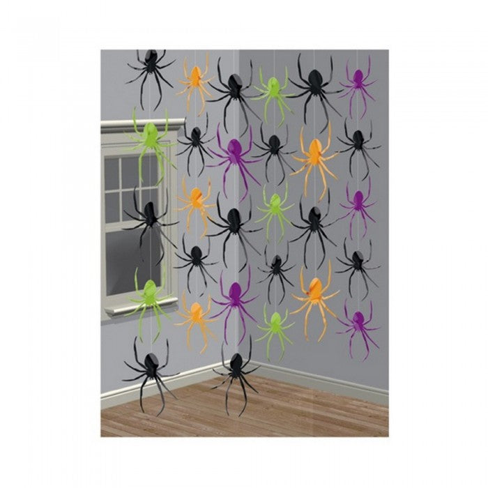 Front - Amscan Halloween Spider String Decorations