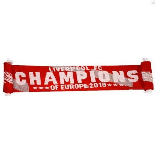 Front - Liverpool FC Champions Of Europe 2019 Scarf