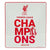 Front - Liverpool FC Premier League Champions 2020 Door Sign