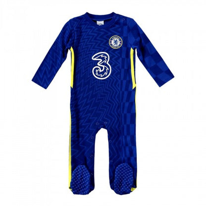 Front - Chelsea FC Baby Sleepsuit