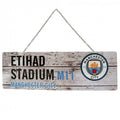 Front - Manchester City FC Rustic Street Sign