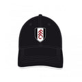 Front - Fulham FC Unisex Adult Super Core Crest Baseball Cap