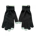 Front - Fulham FC Unisex Adult Knitted Crest Touch Gloves