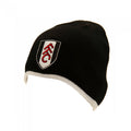Front - Fulham FC Crest Knitted Hat