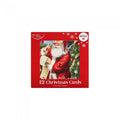 Front - Eurowrap Santa Claus Christmas Card (Pack of 24)
