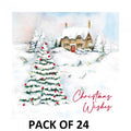 Front - Eurowrap Christmas Scene Cards (Pack of 24)
