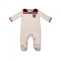 Front - England FA Baby Home Kit Sleepsuit