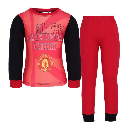 Front - Manchester United FC Boys Pyjama Set