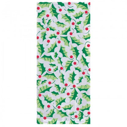 Front - Unique Party Holly & Berries Party Bag (Pack Of 20)