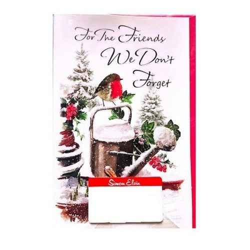 Front - Simon Elvin Friends We Don´t Forget Christmas Card (Pack of 6)