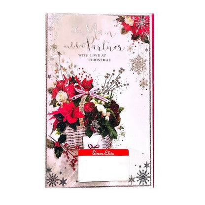 Front - Simon Elvin For Mum And Her Partner Christmas Card (Pack of 6)