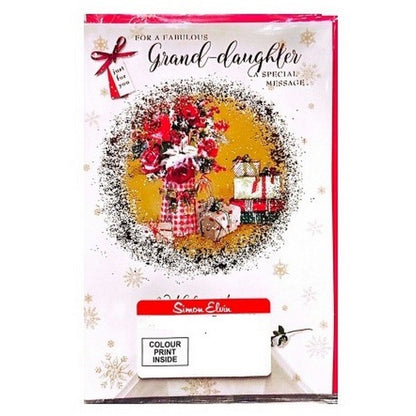 Front - Simon Elvin For A Fabulous Granddaughter Christmas Card (Pack of 6)