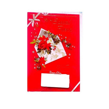 Front - Simon Elvin Special Friend Postcard Christmas Card (Pack of 6)