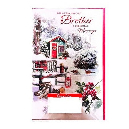 Front - Simon Elvin For A Very Special Brother Christmas Card (Pack of 6)